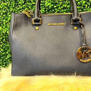Navy Blue Michael Kors Handbag